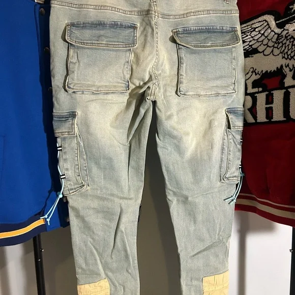 Serenede "CYBER CLOUD'" Cargo Jeans - Picture 5 of 5